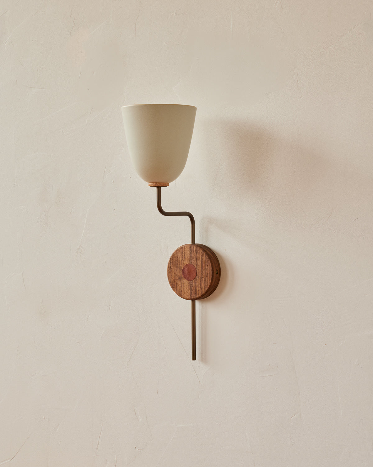 #shade-finish_robin's egg #Metal-+-Wood-Finish_Antique Brass / Black Walnut #wiring_hardwired