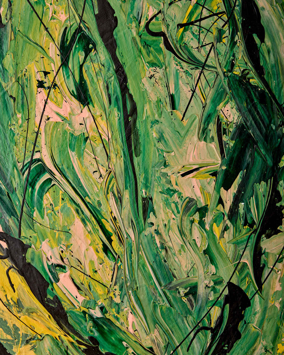 Green + Yellow Abstract