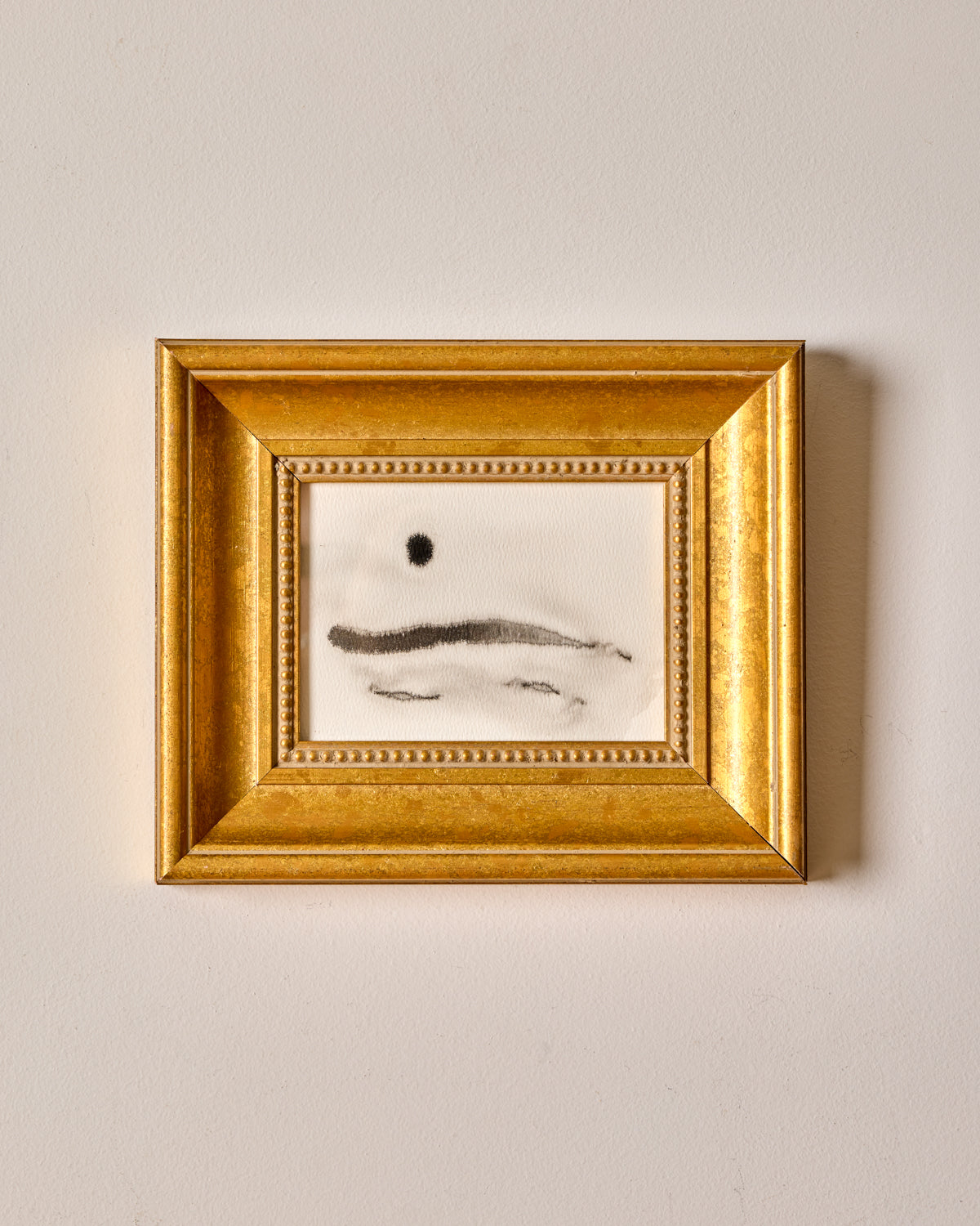 Abstract in Gold Frame VII