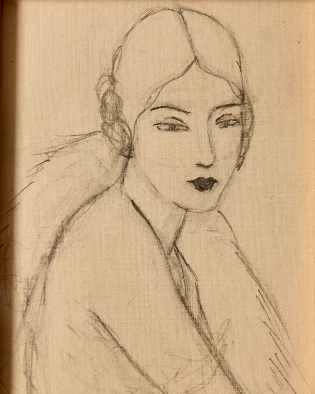 Portrait in Pencil on Paper