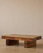 Heavy Wooden Coffee Table