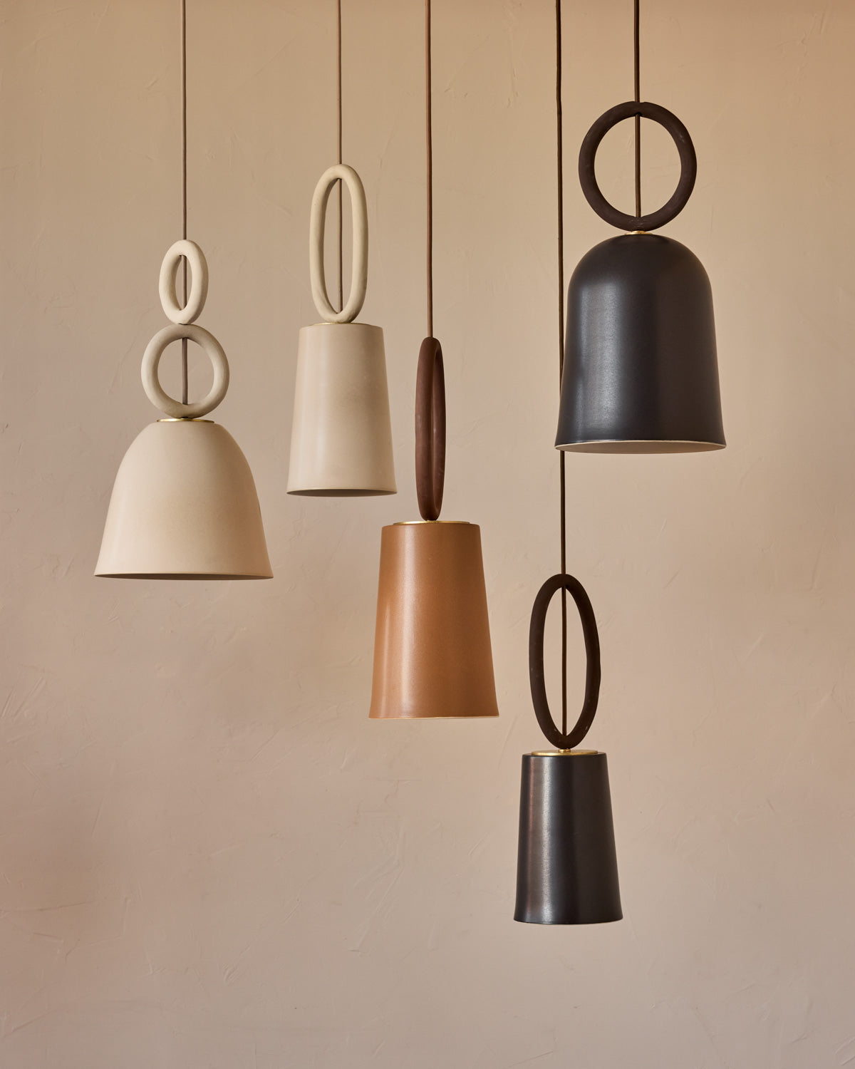 Mira Ceramic Pendant - Dogwood