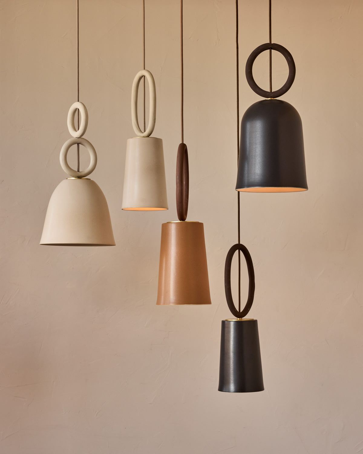 Mira Ceramic Pendant - Dogwood