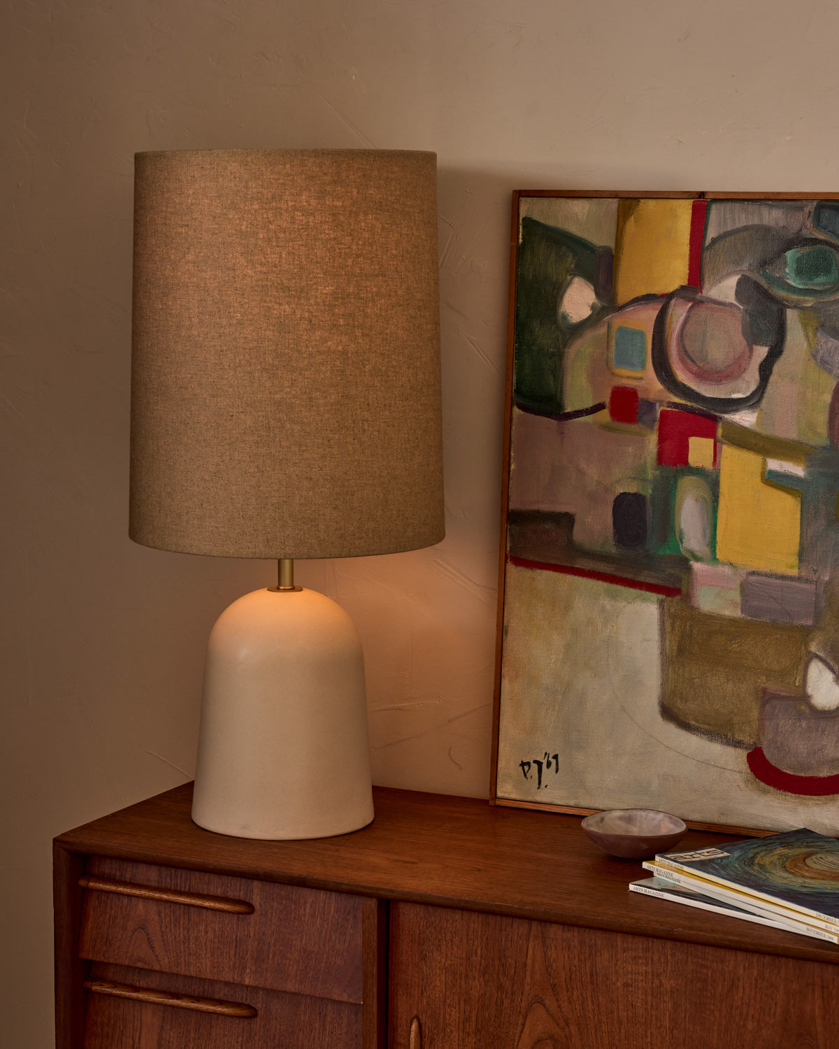 Willa Ceramic Table Lamp - Dogwood