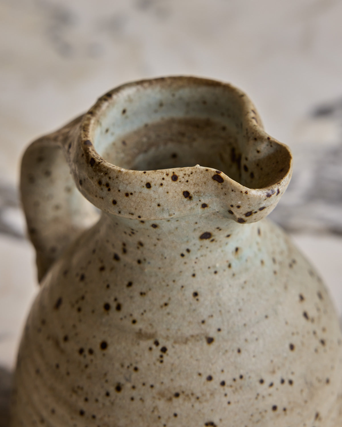 Speckled Robin's Egg Pitcher