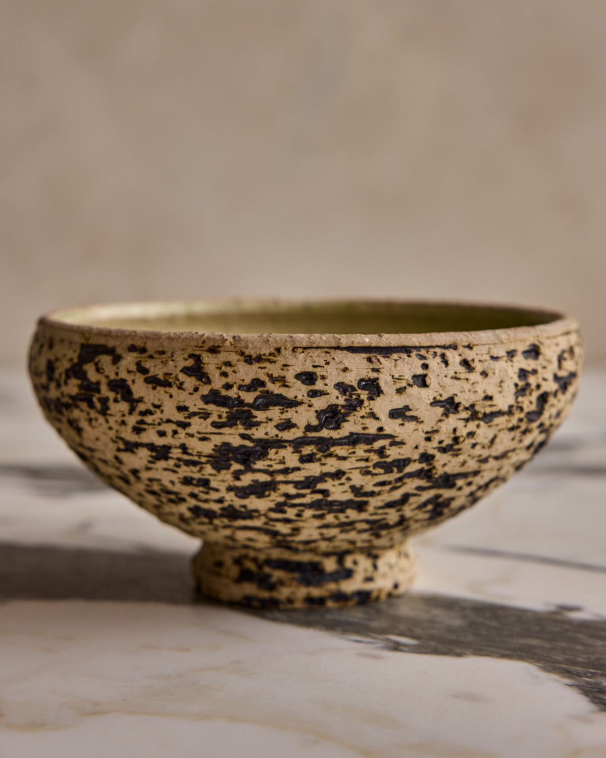 Trio of Birch Bark Ceramic Vessels II