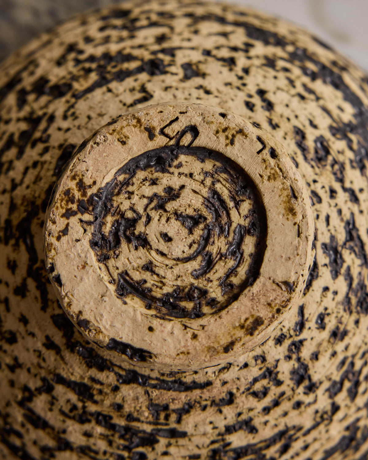 Trio of Birch Bark Ceramic Vessels II