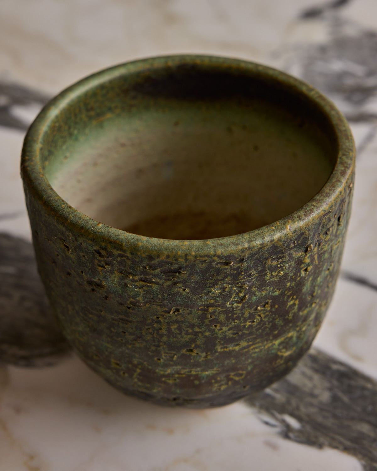 Trio of Birch Bark Ceramic Vessels II