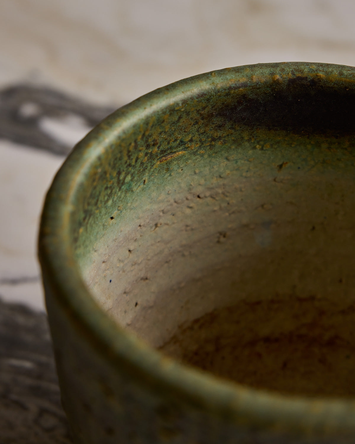 Trio of Birch Bark Ceramic Vessels II
