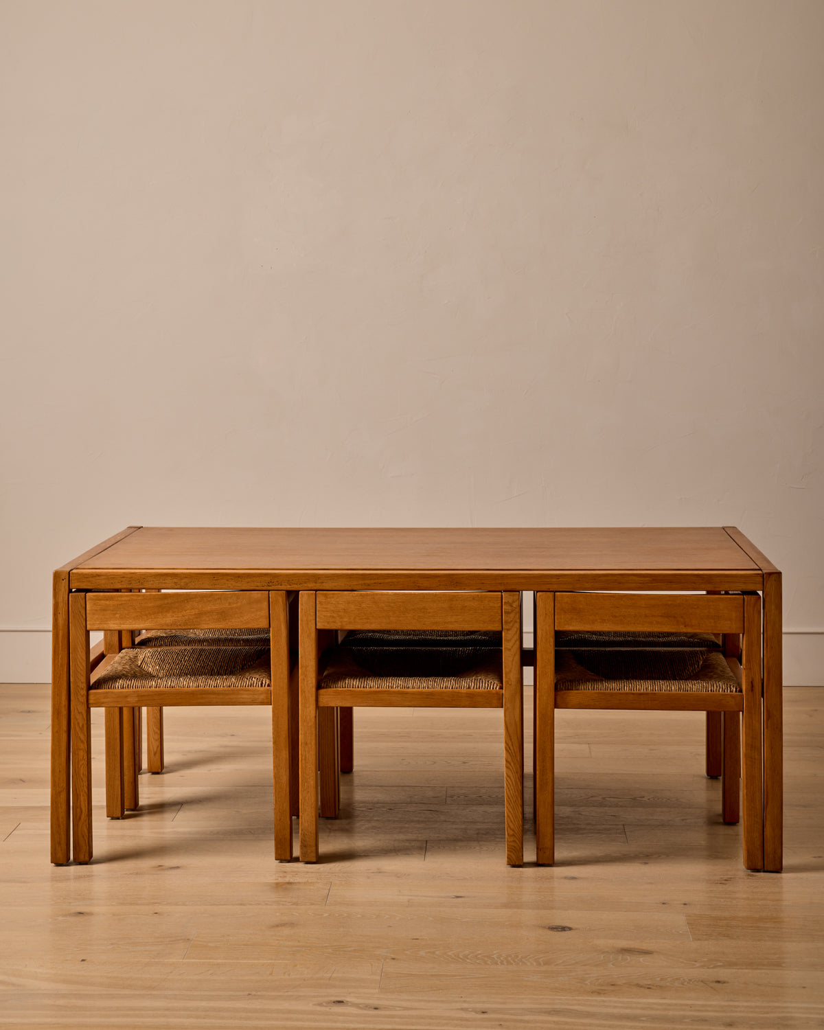 Nested Oak Dining Suite