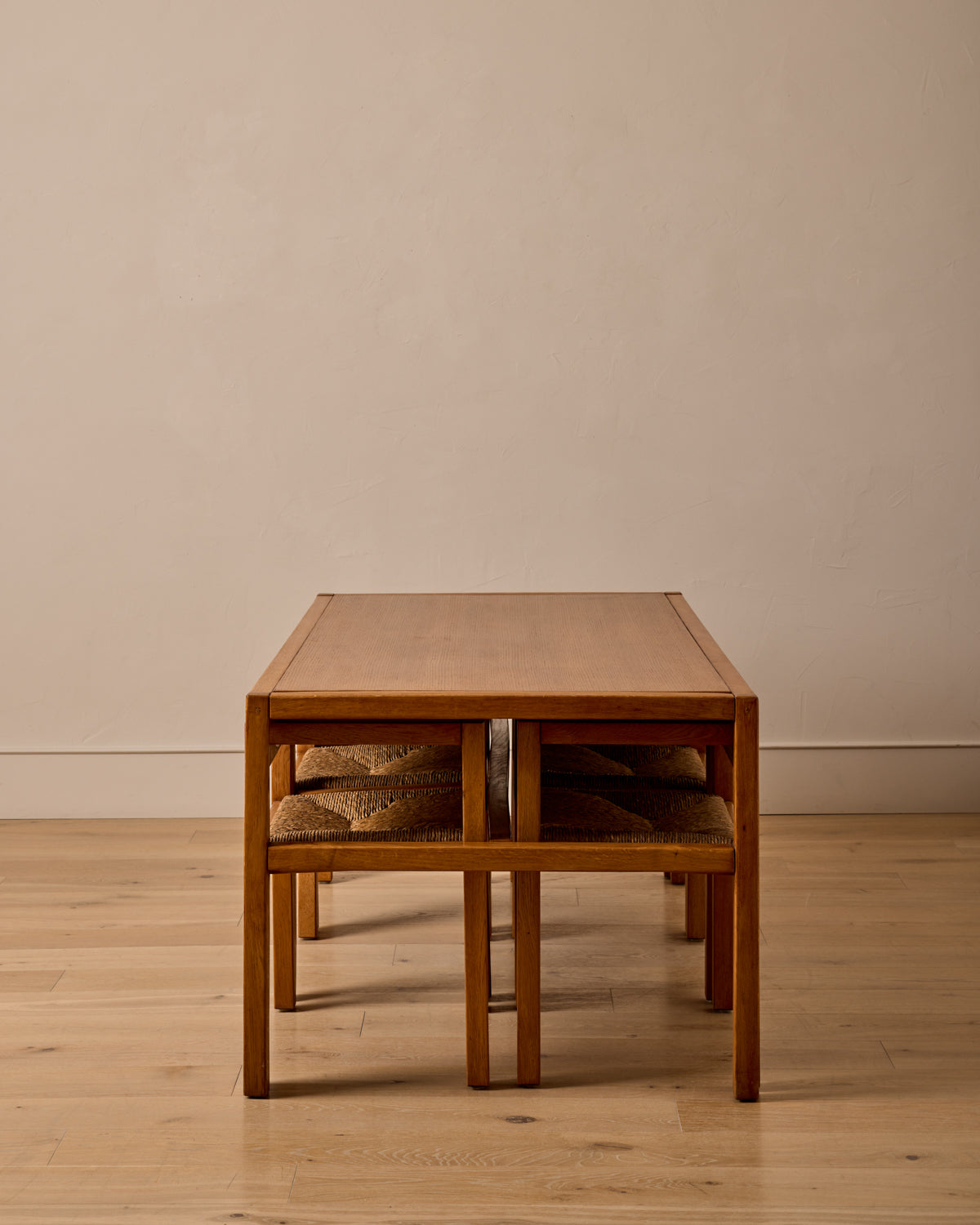 Nested Oak Dining Suite
