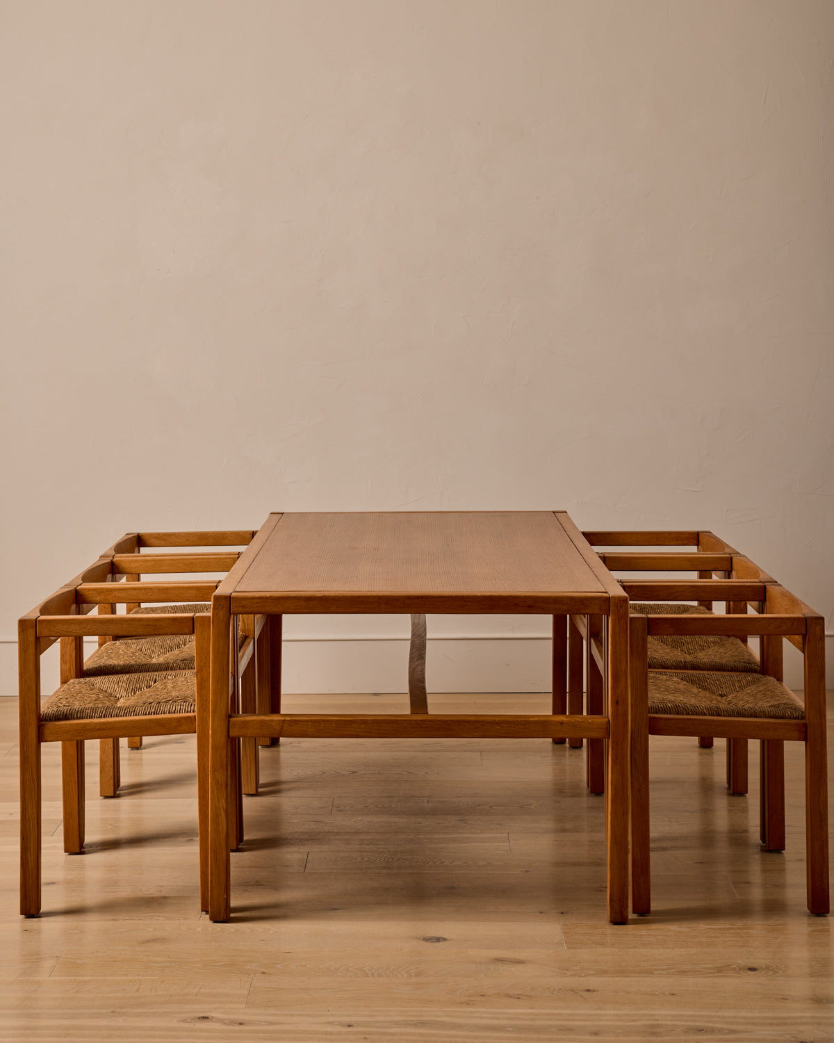 Nested Oak Dining Suite