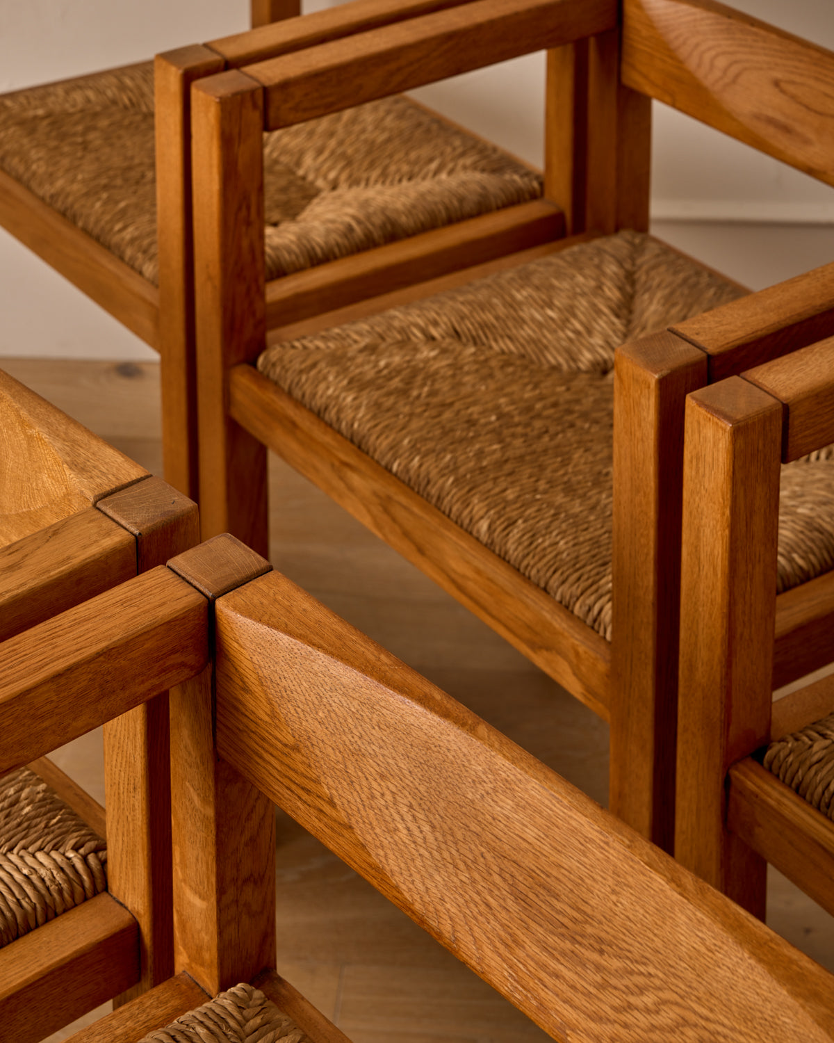 Nested Oak Dining Suite