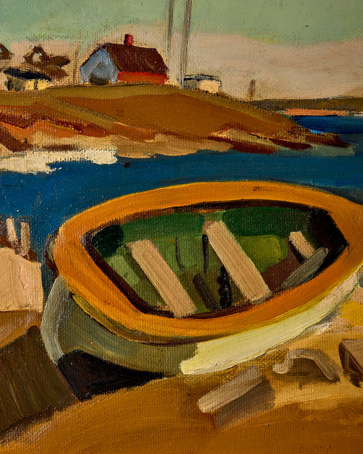 Rowboats on Shore