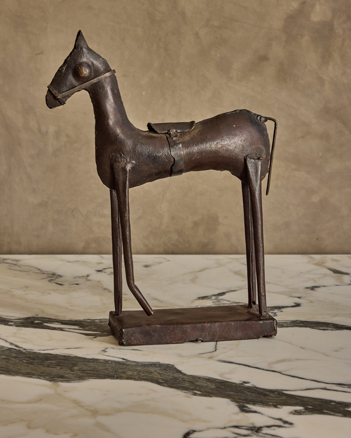 Metal Horse Sculpture