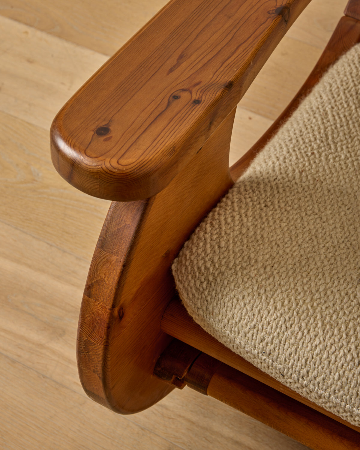 Brutalist Rocking Chair by Wasa Möbel