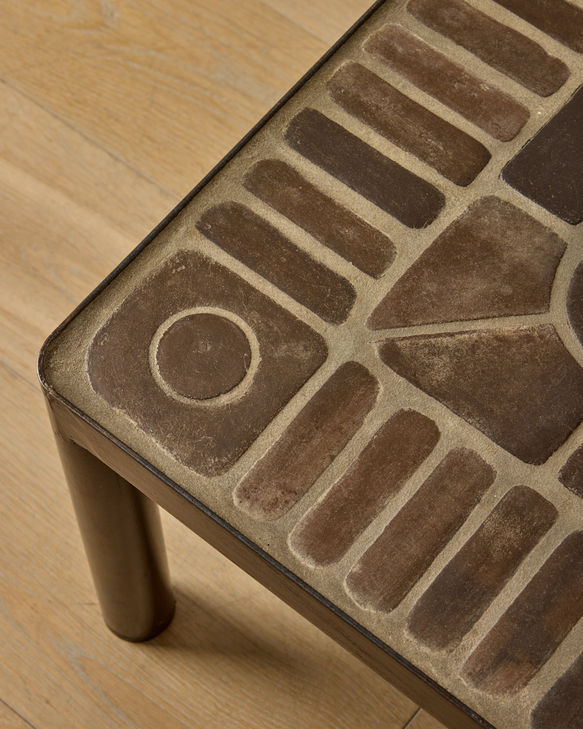 Belgian Ceramic Tile Coffee Table