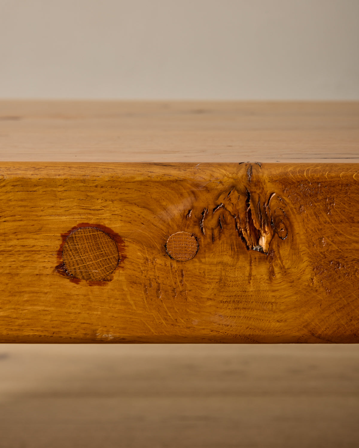 Brutalist Oak Coffee Table