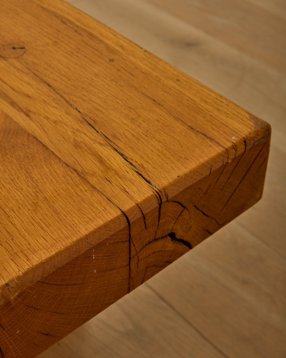 Brutalist Oak Coffee Table