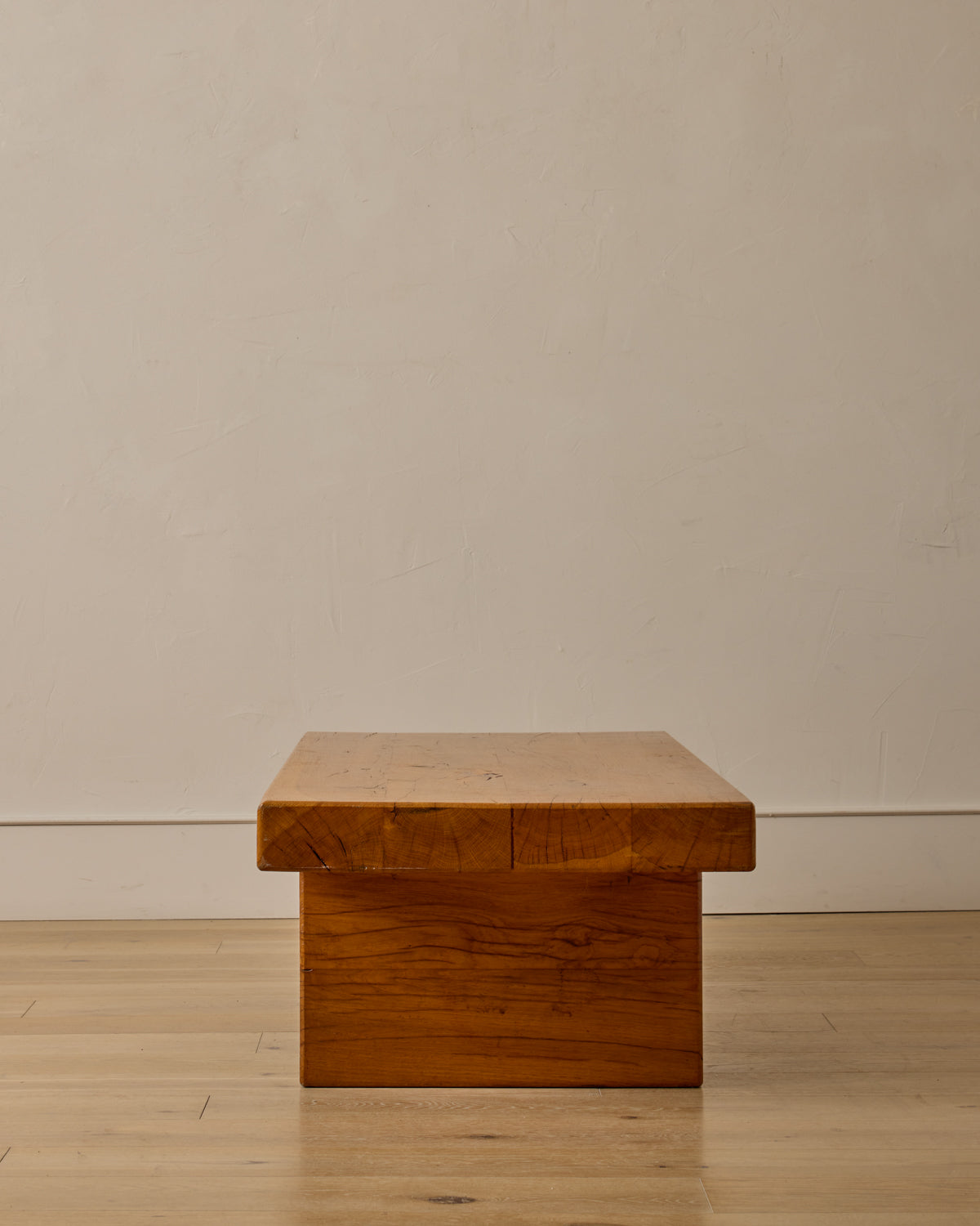Brutalist Oak Coffee Table