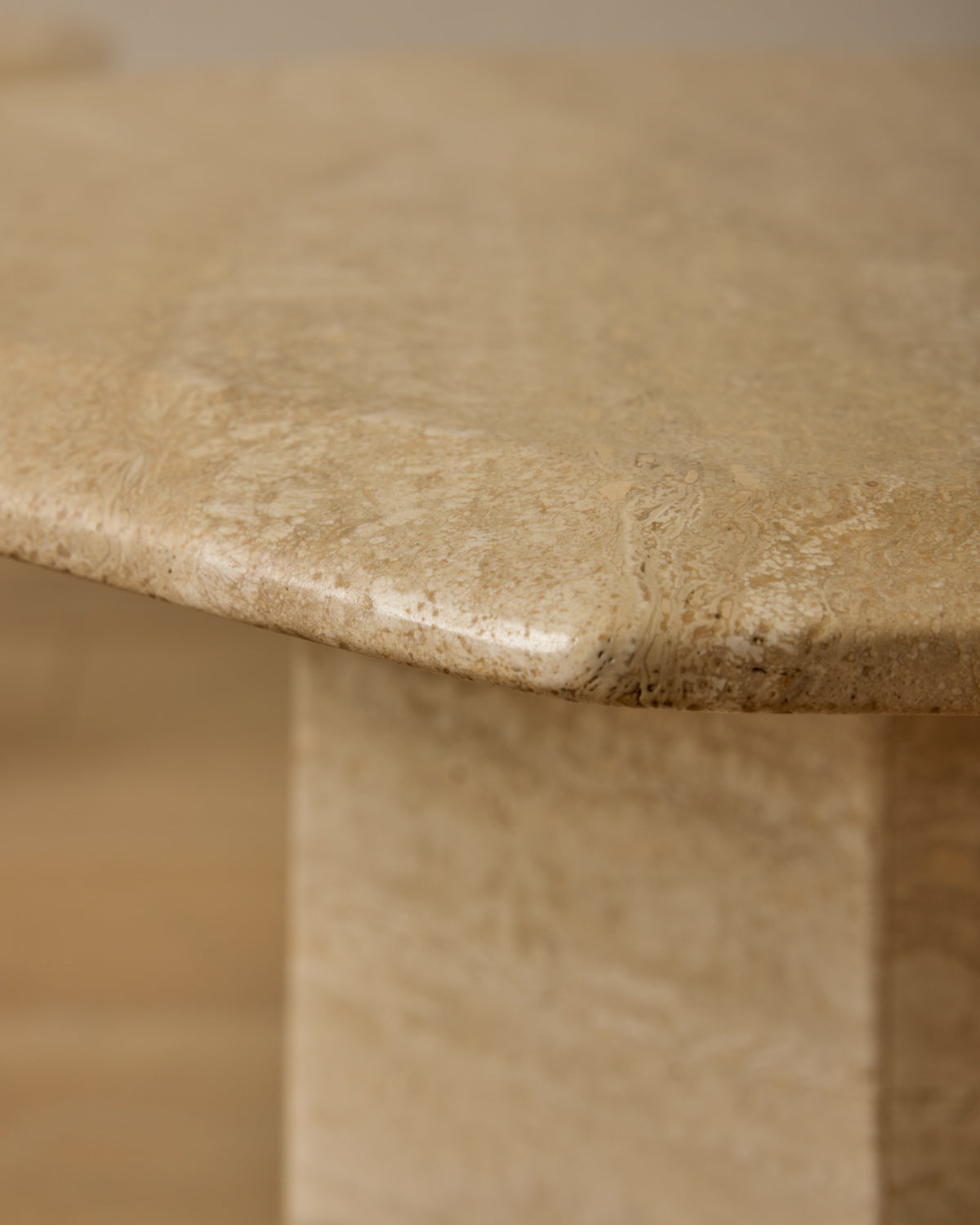 Travertine Nesting Tables - Set of 3