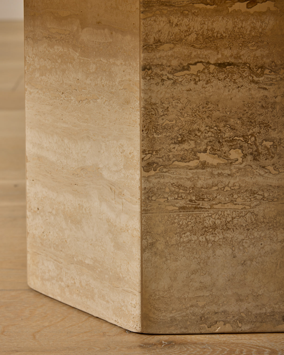 Travertine Nesting Tables - Set of 3