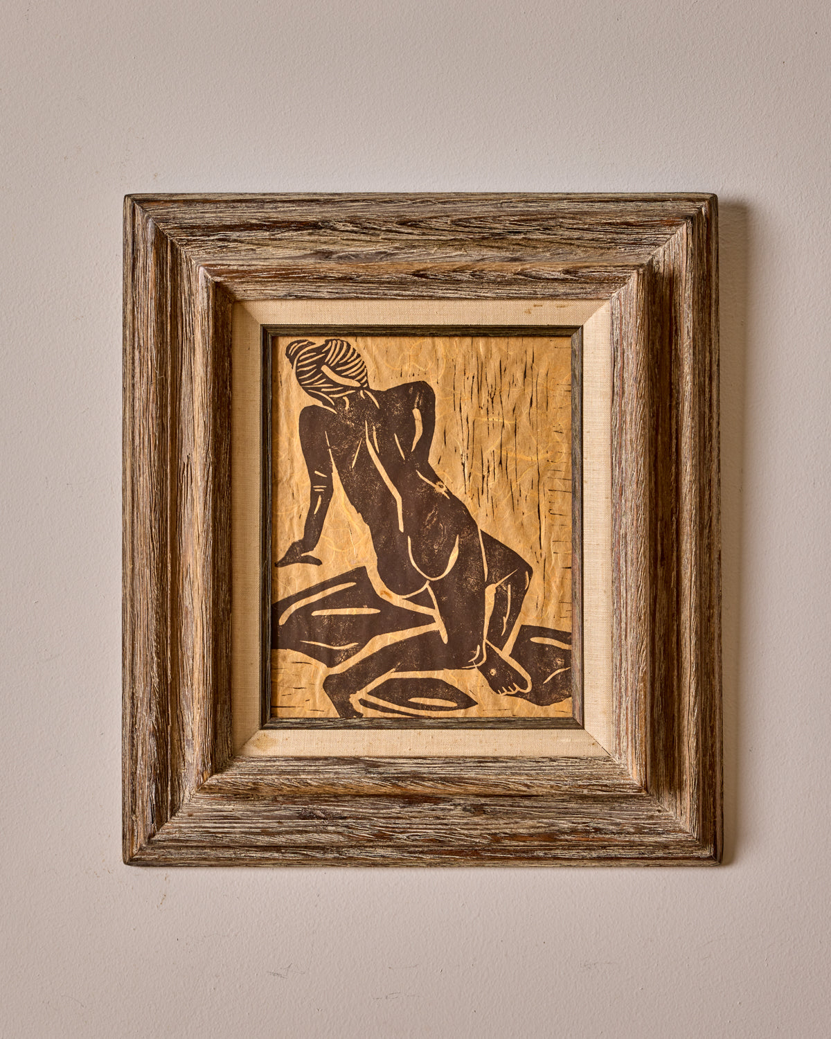 1960s Nude Woodblock