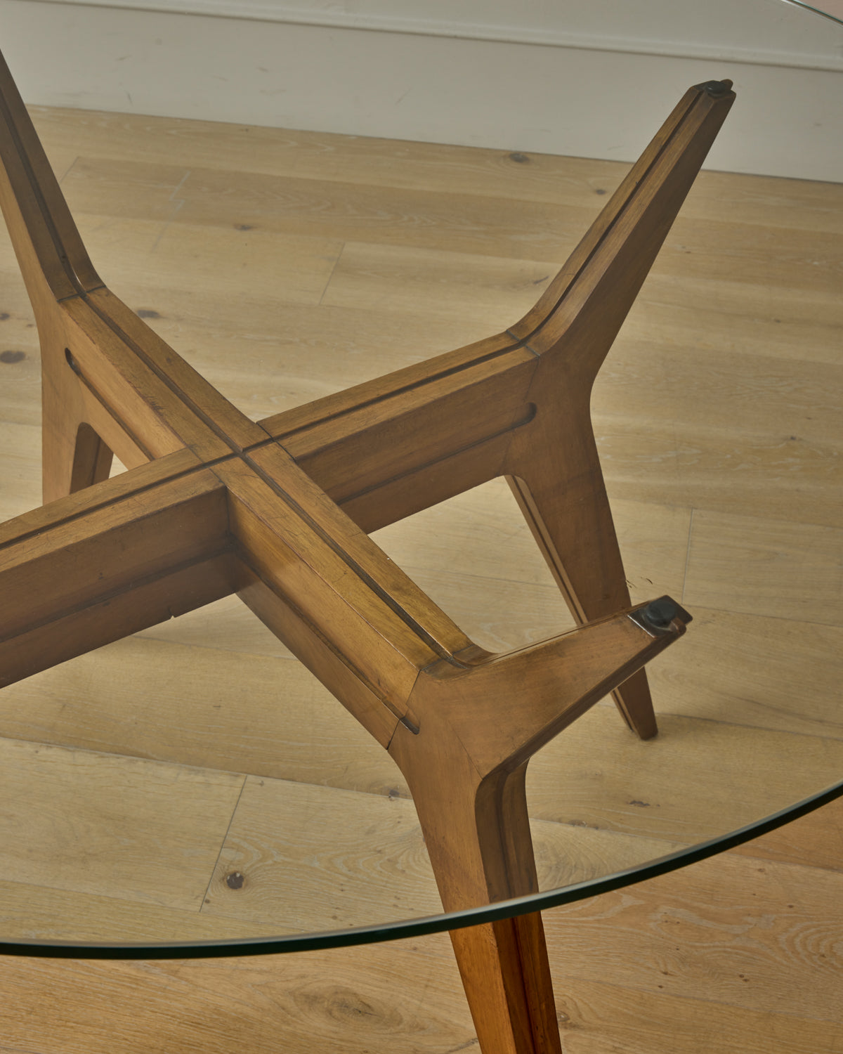 Round Glass Dining Table