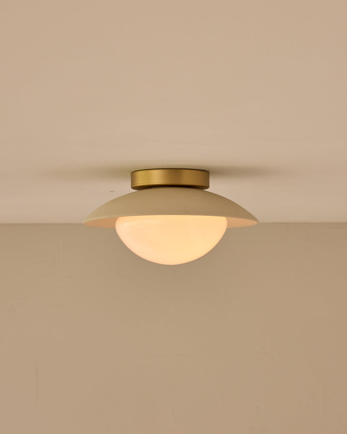 Edmund Flush Mount - Biscuit Ceramic