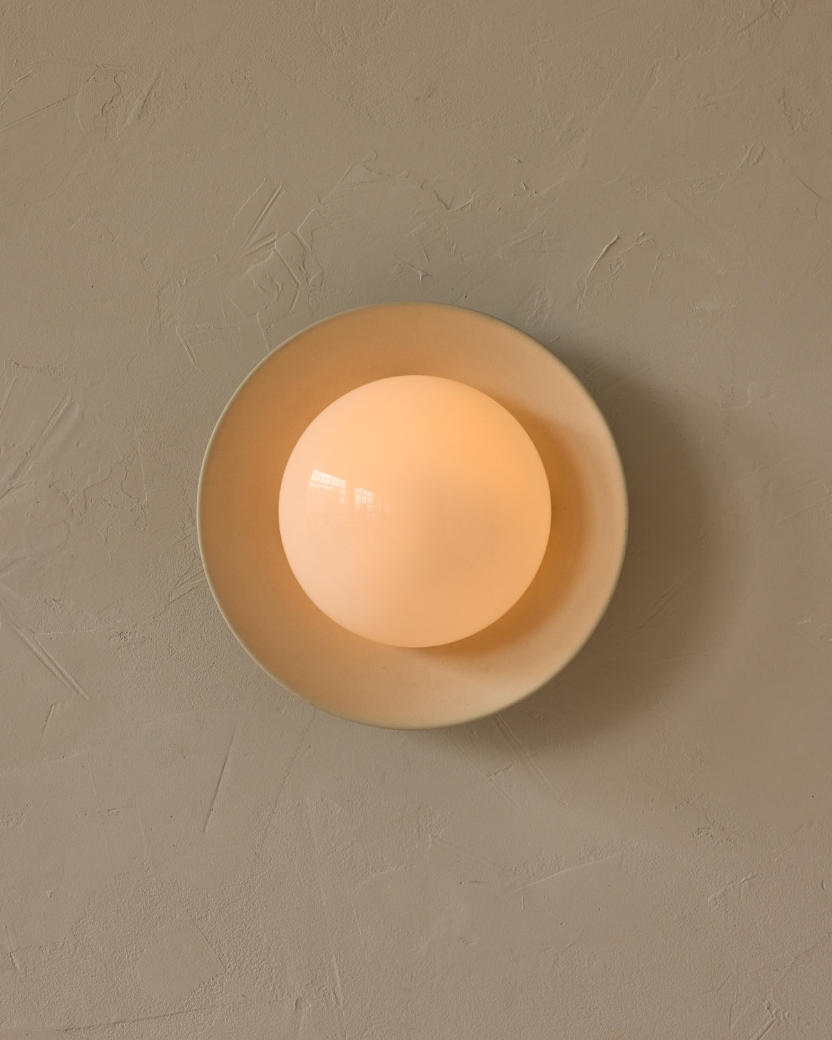 Edmund Flush Mount - Biscuit Ceramic