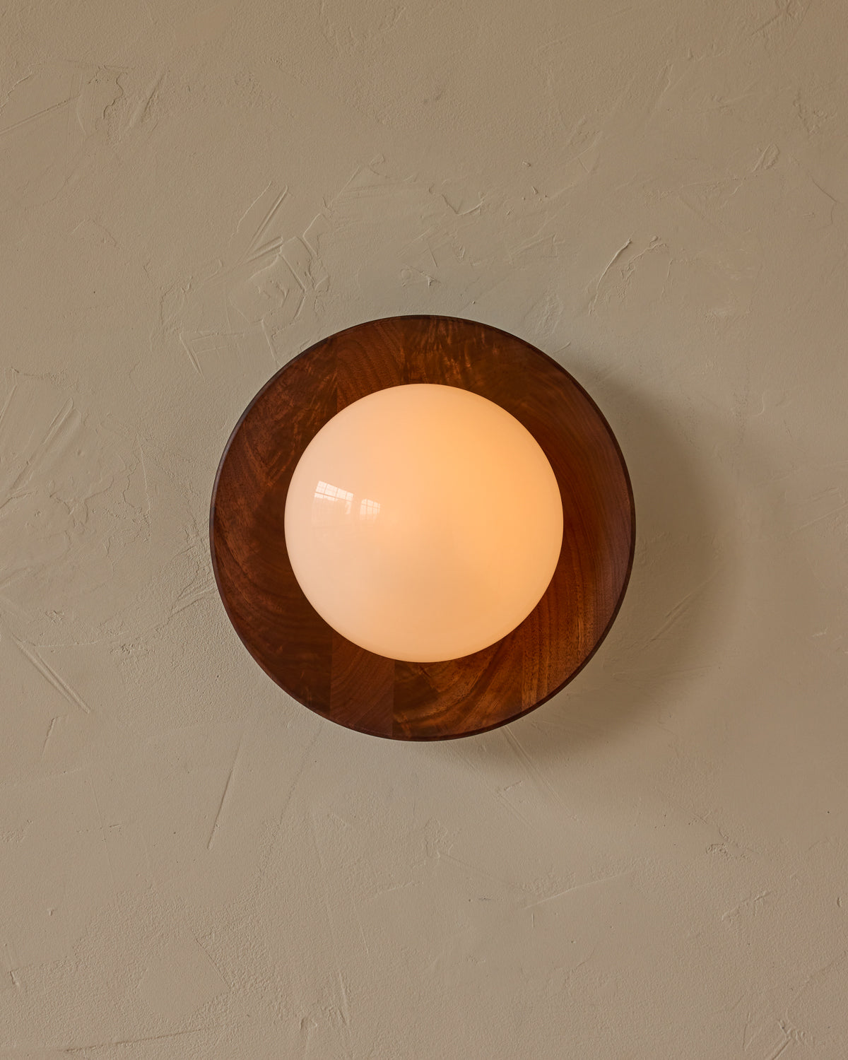 Edmund Flush Mount - Black Walnut