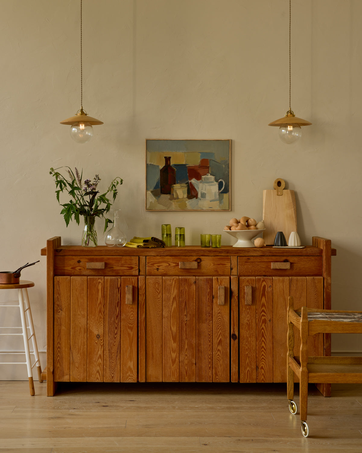 Solid Pine Sideboard by Hans Jørgen Frydendal