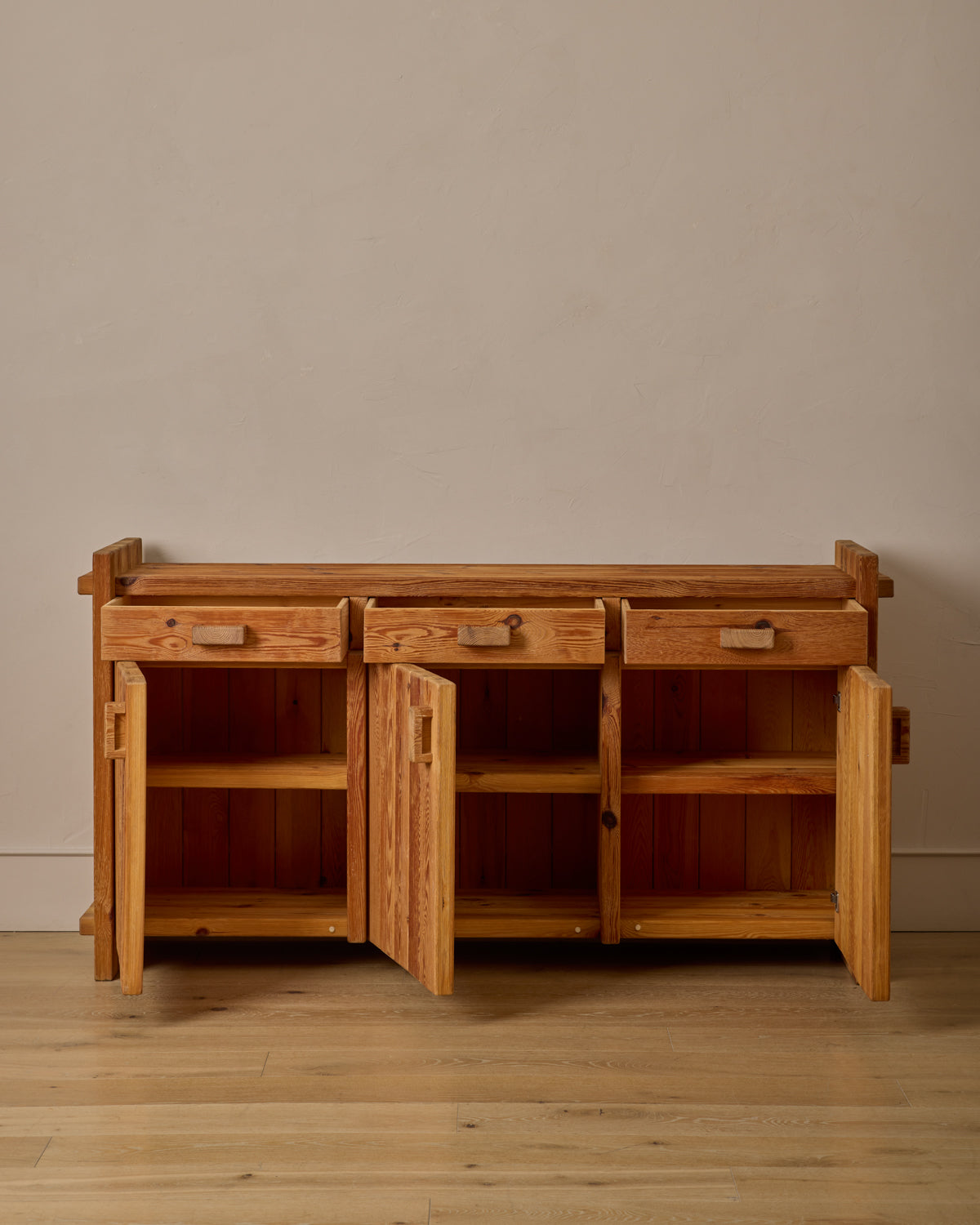 Solid Pine Sideboard by Hans Jørgen Frydendal