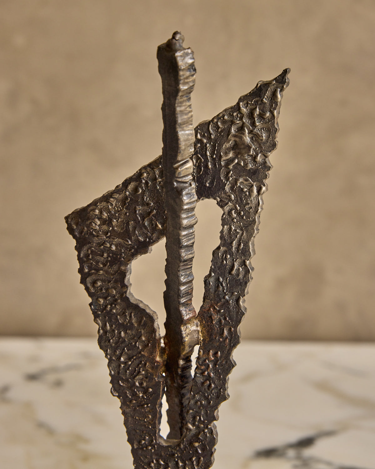 Metal Geometric Sculpture