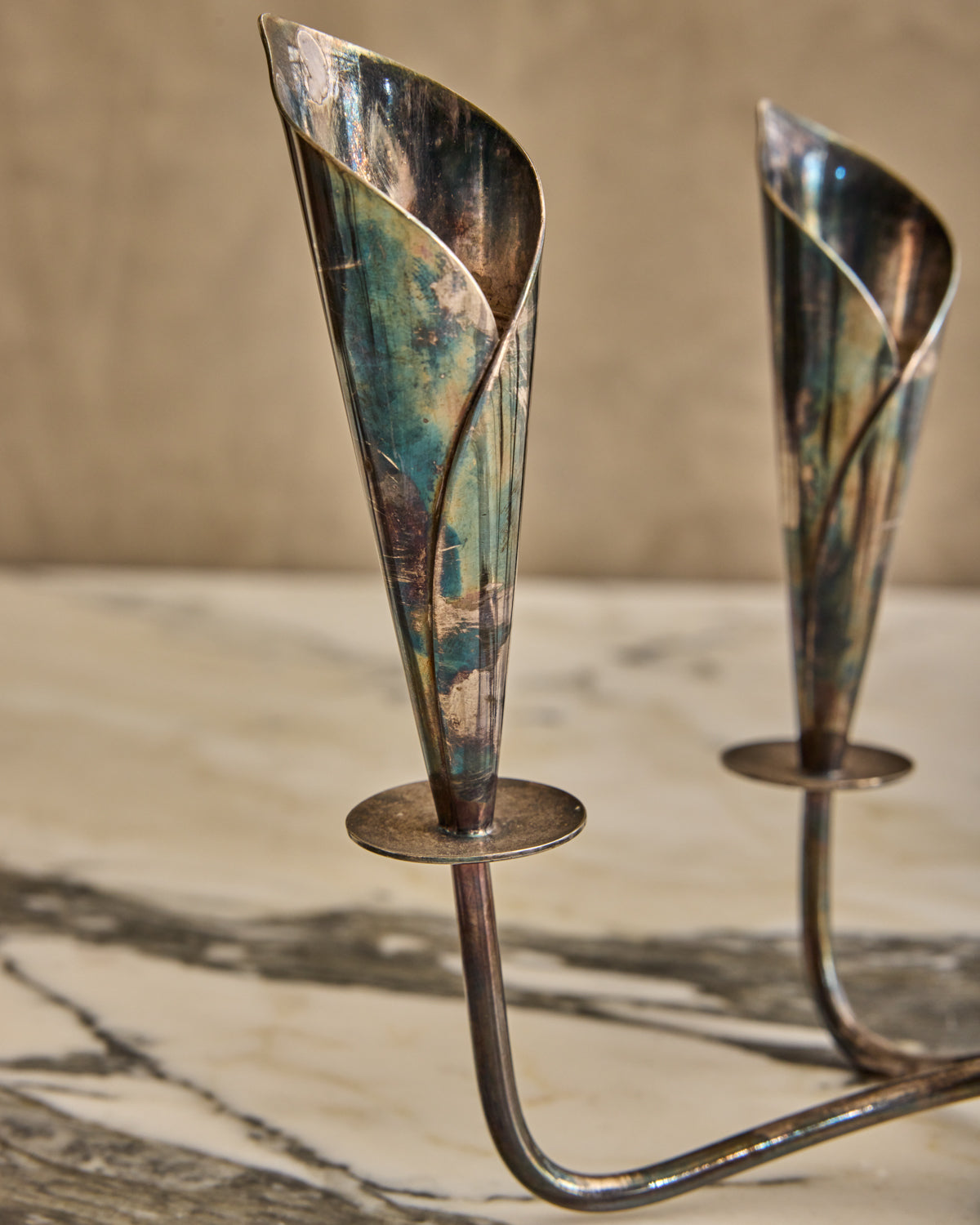 Pair of Bouquet Candelabras