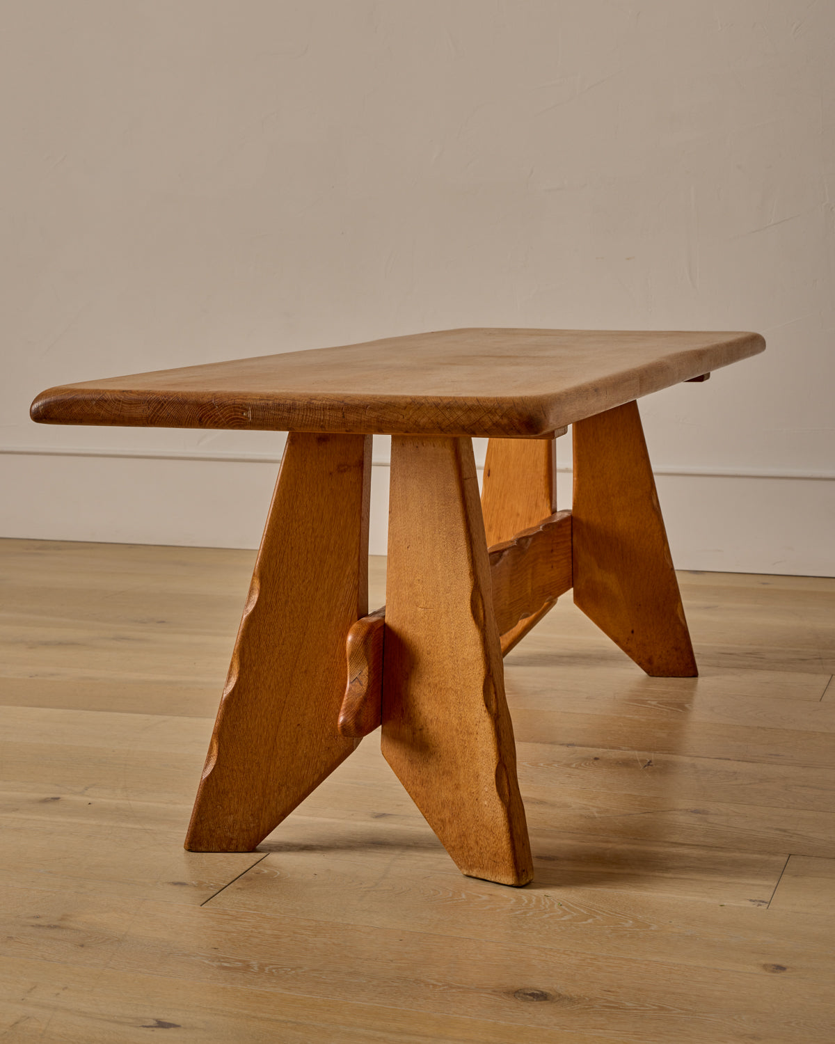 Oak Coffee Table Bench by B Spruijt