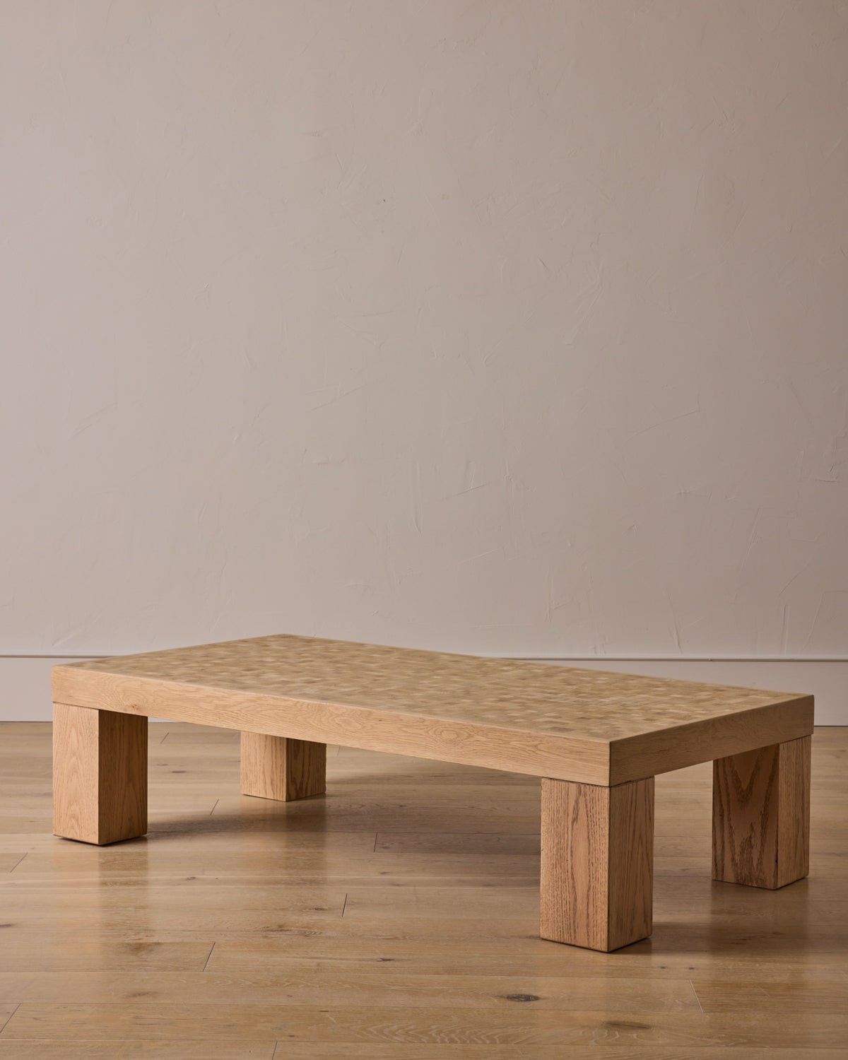 Brutalist Checkered Coffee Table