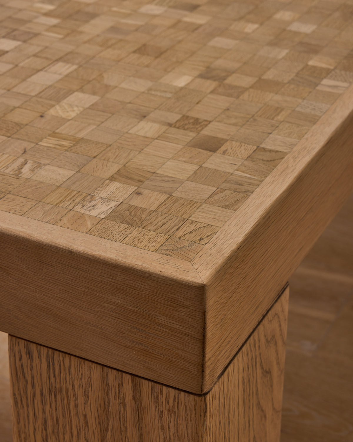 Brutalist Checkered Coffee Table
