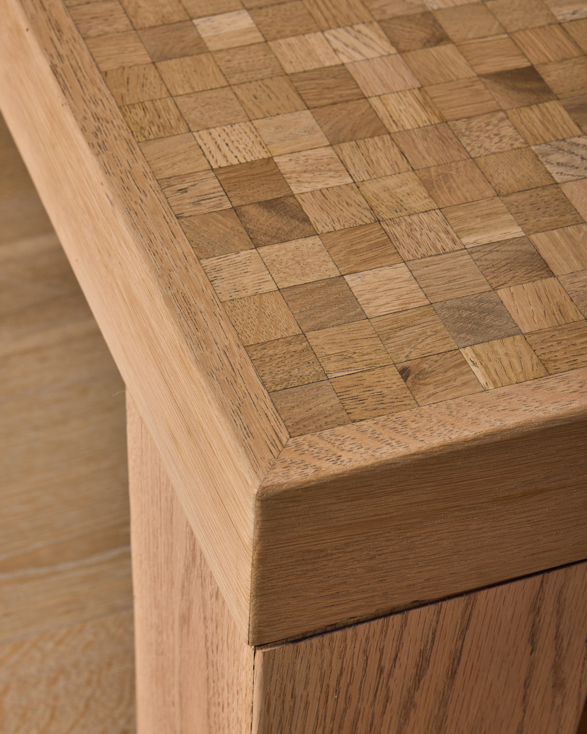 Brutalist Checkered Coffee Table