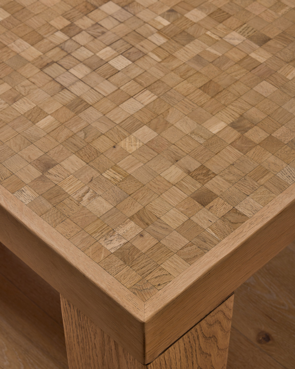 Brutalist Checkered Coffee Table