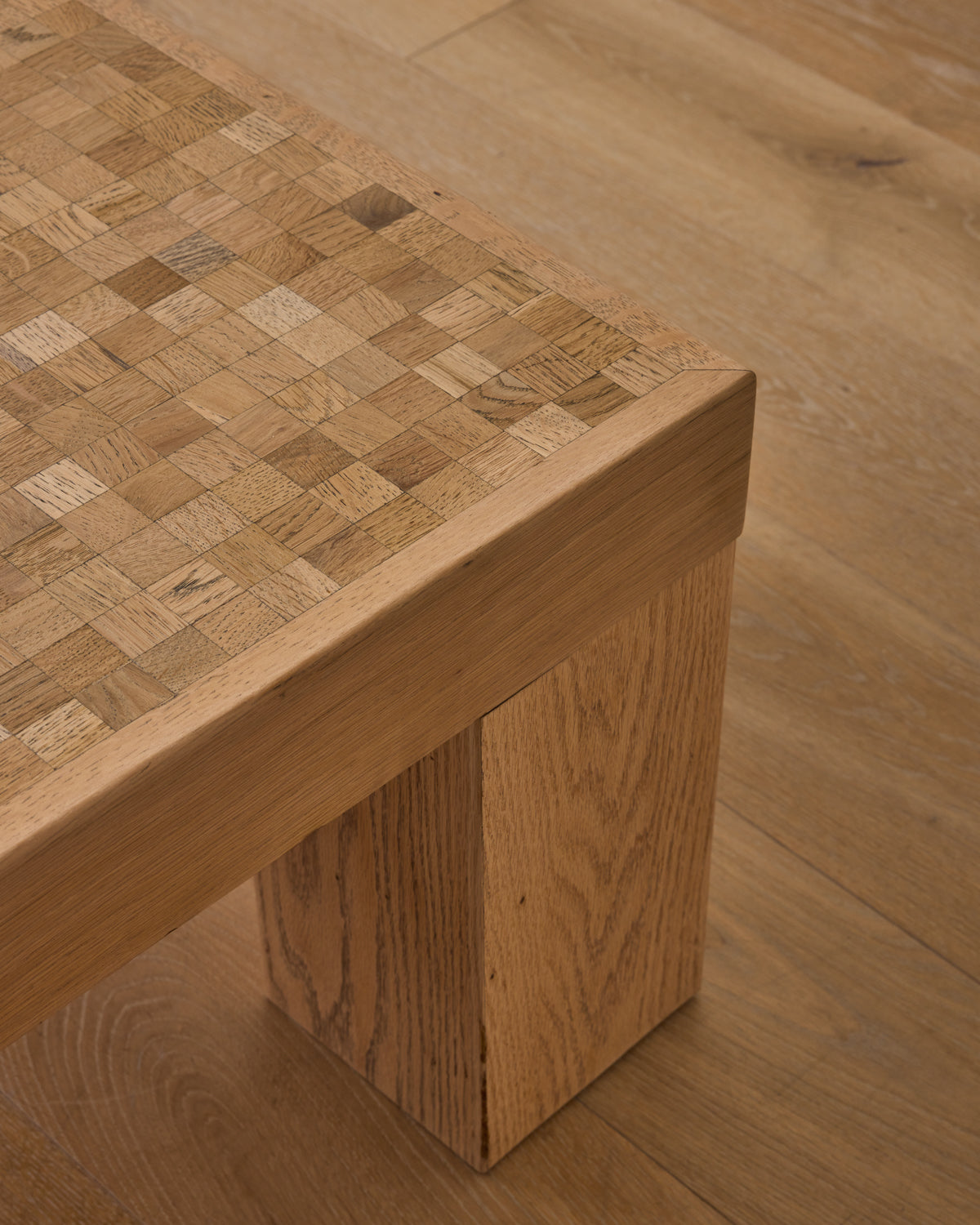 Brutalist Checkered Coffee Table