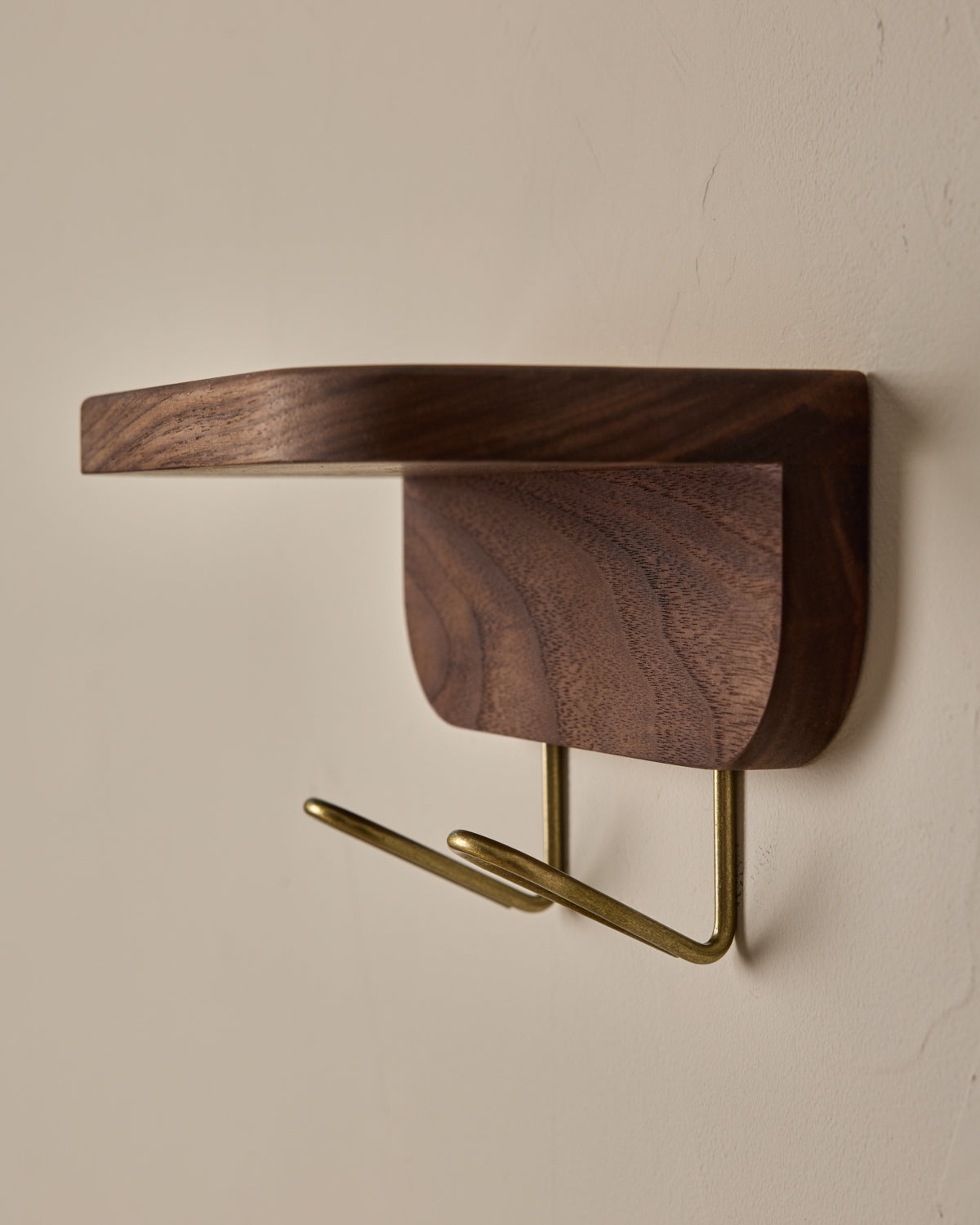 Bennett Wall Rack - Black Walnut