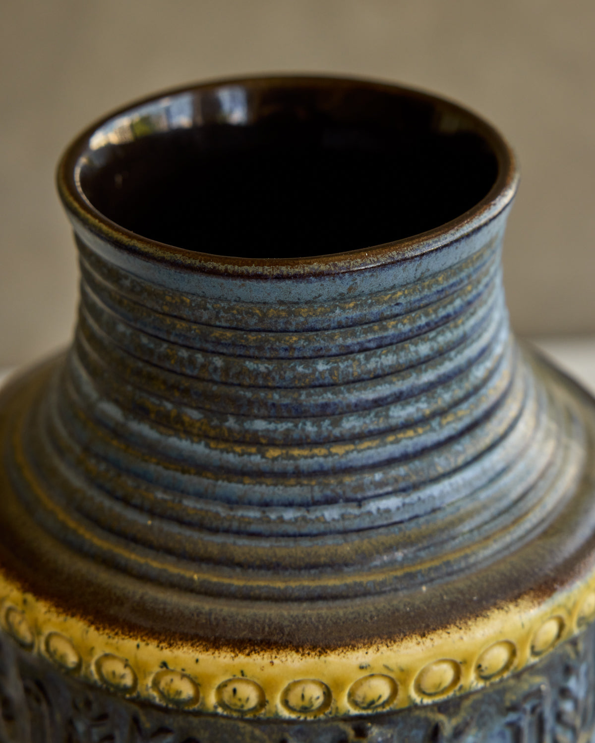 Midnight Glyph Vase