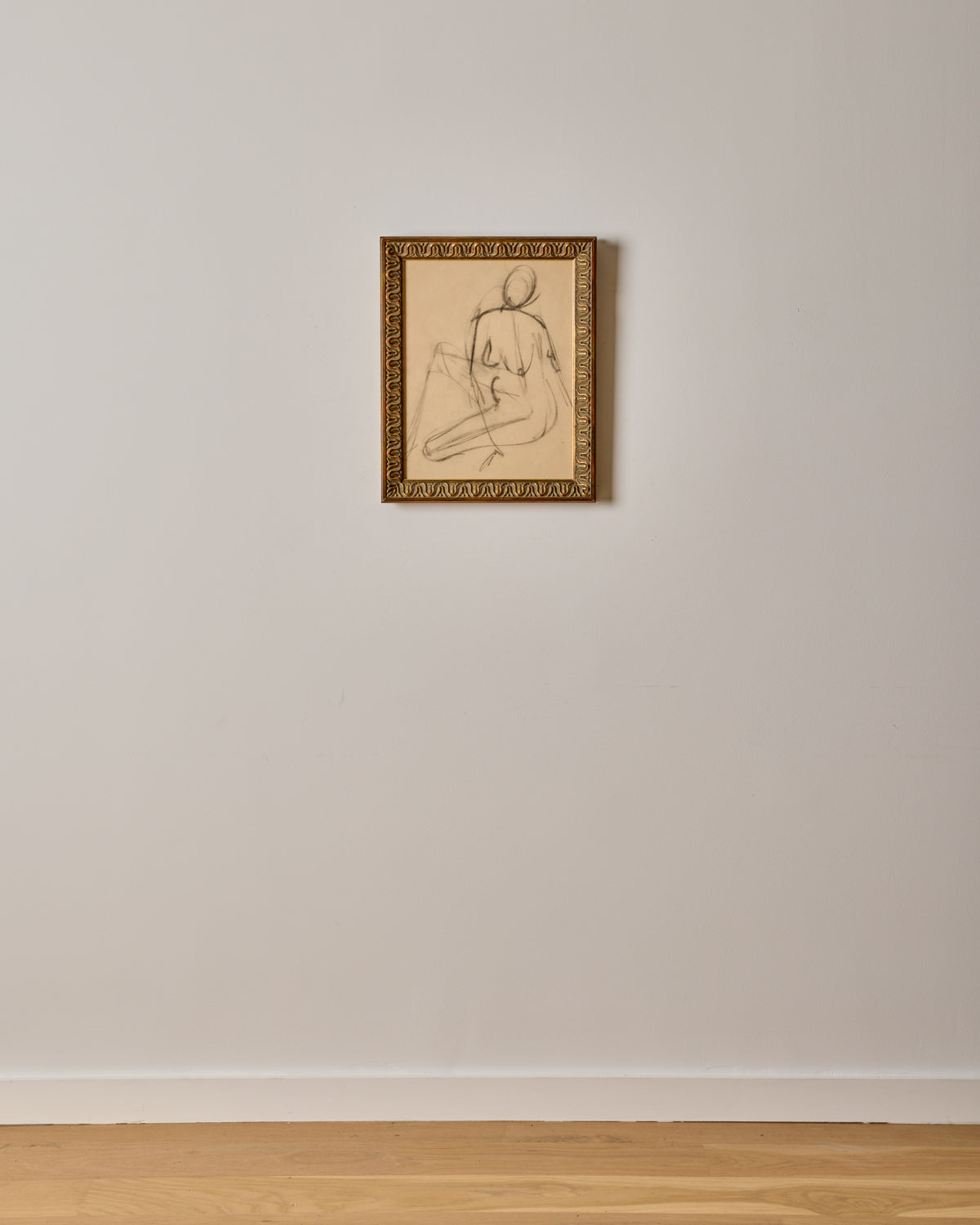 Charcoal Figure Study - Outline