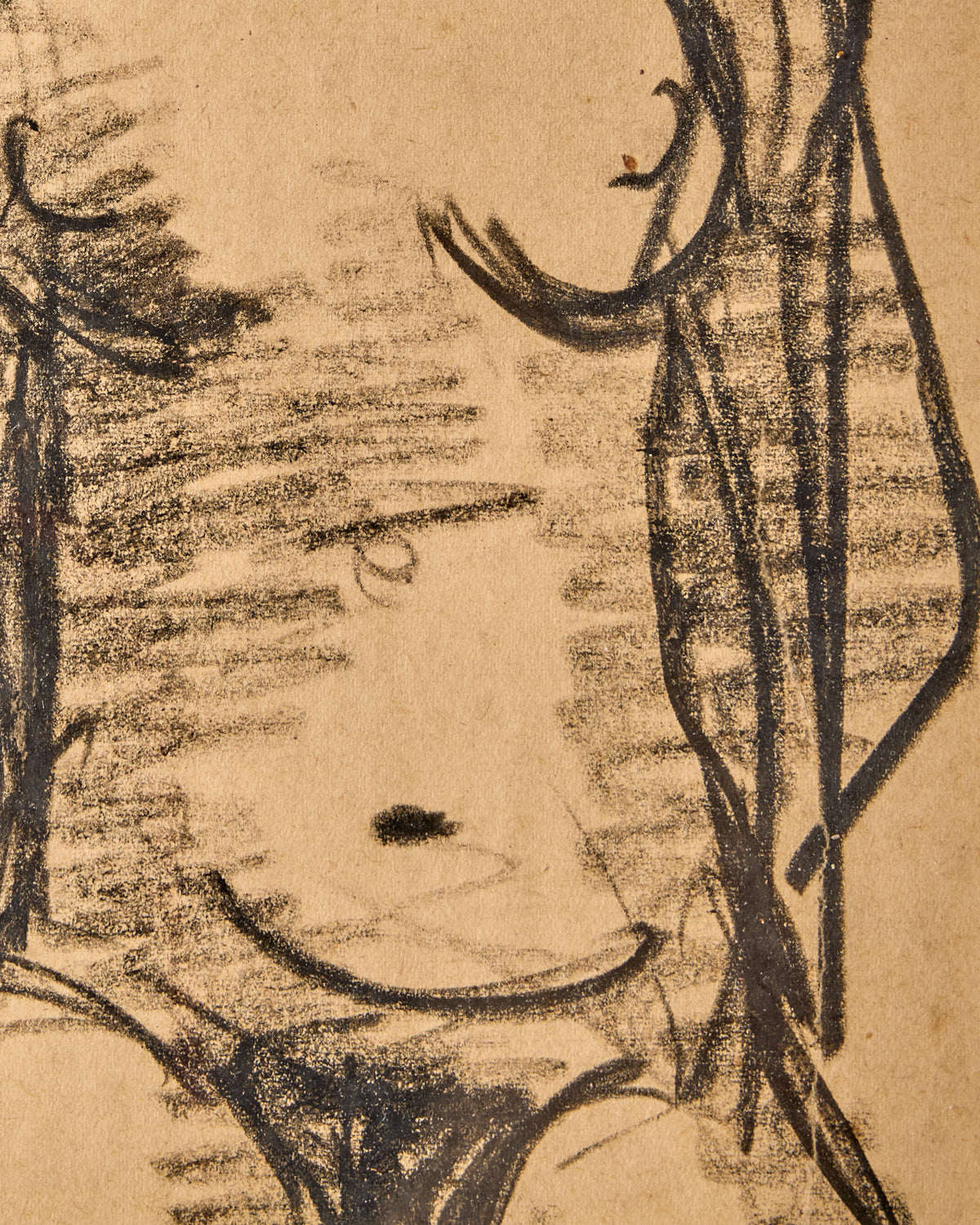 Charcoal Figure Study - Shadow