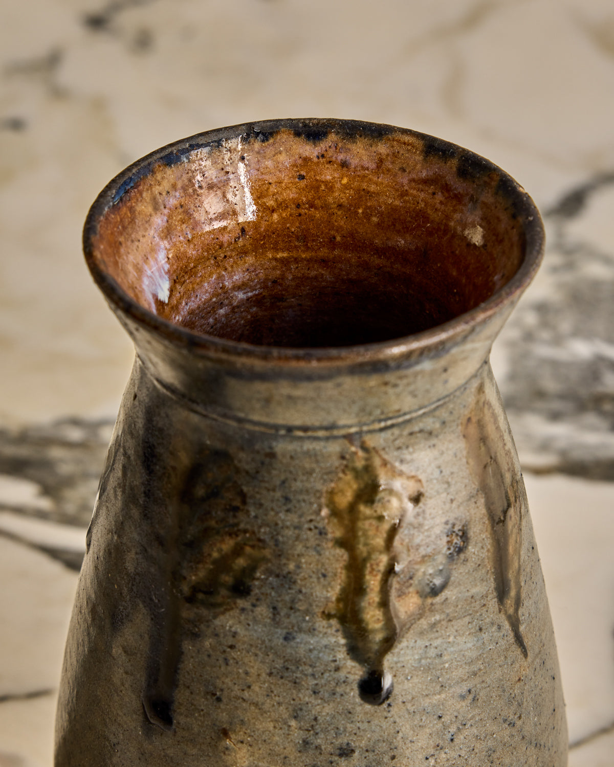 Inked Glaze Vase