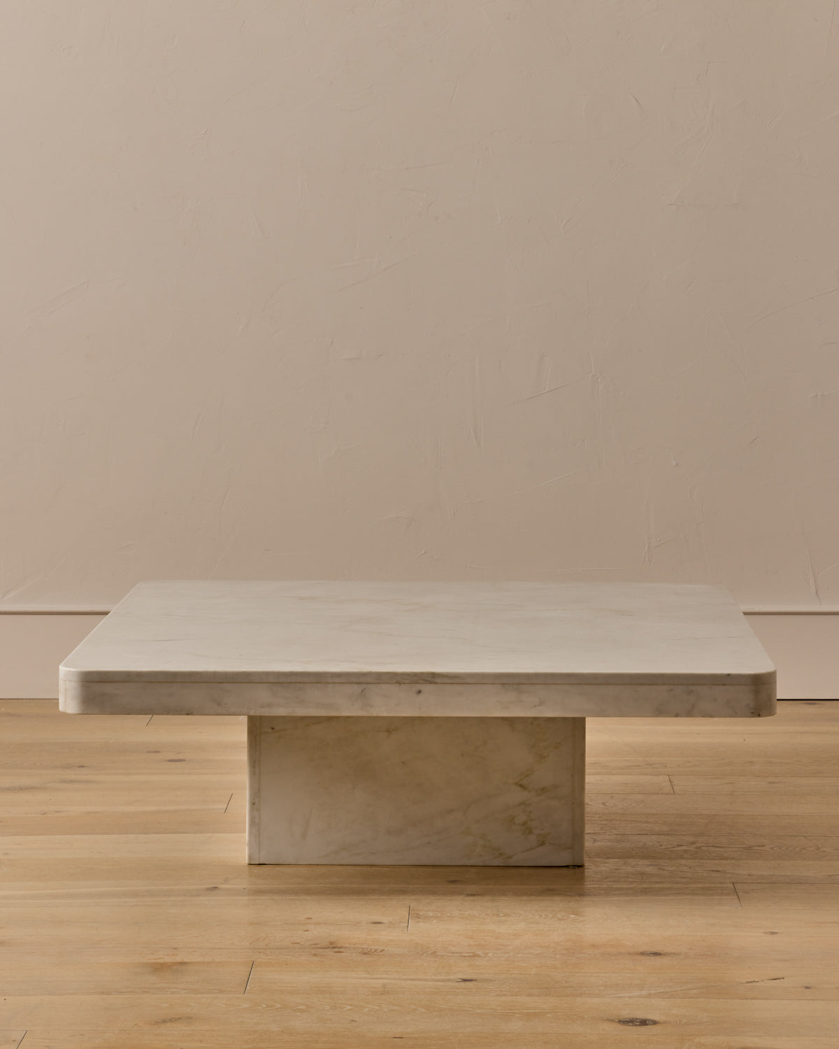 Large Marble Square Coffee Table