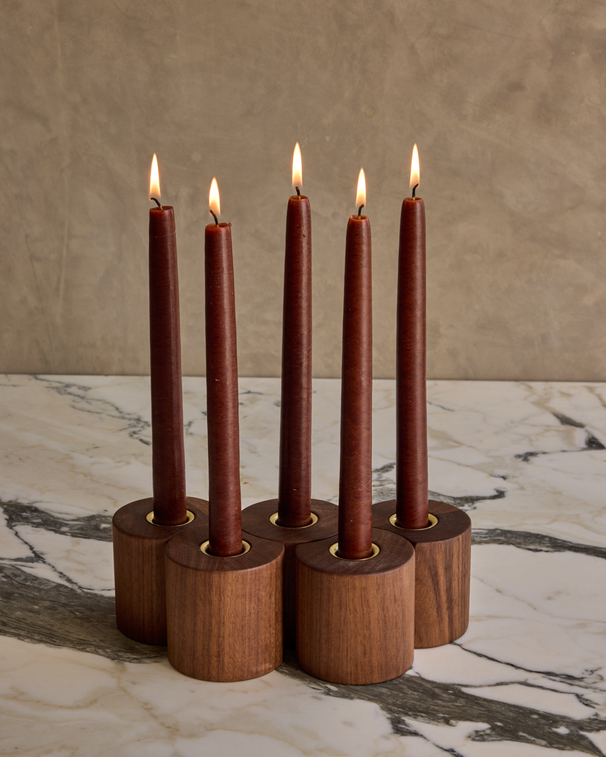 Arcus Candle Light Collection - Black Walnut