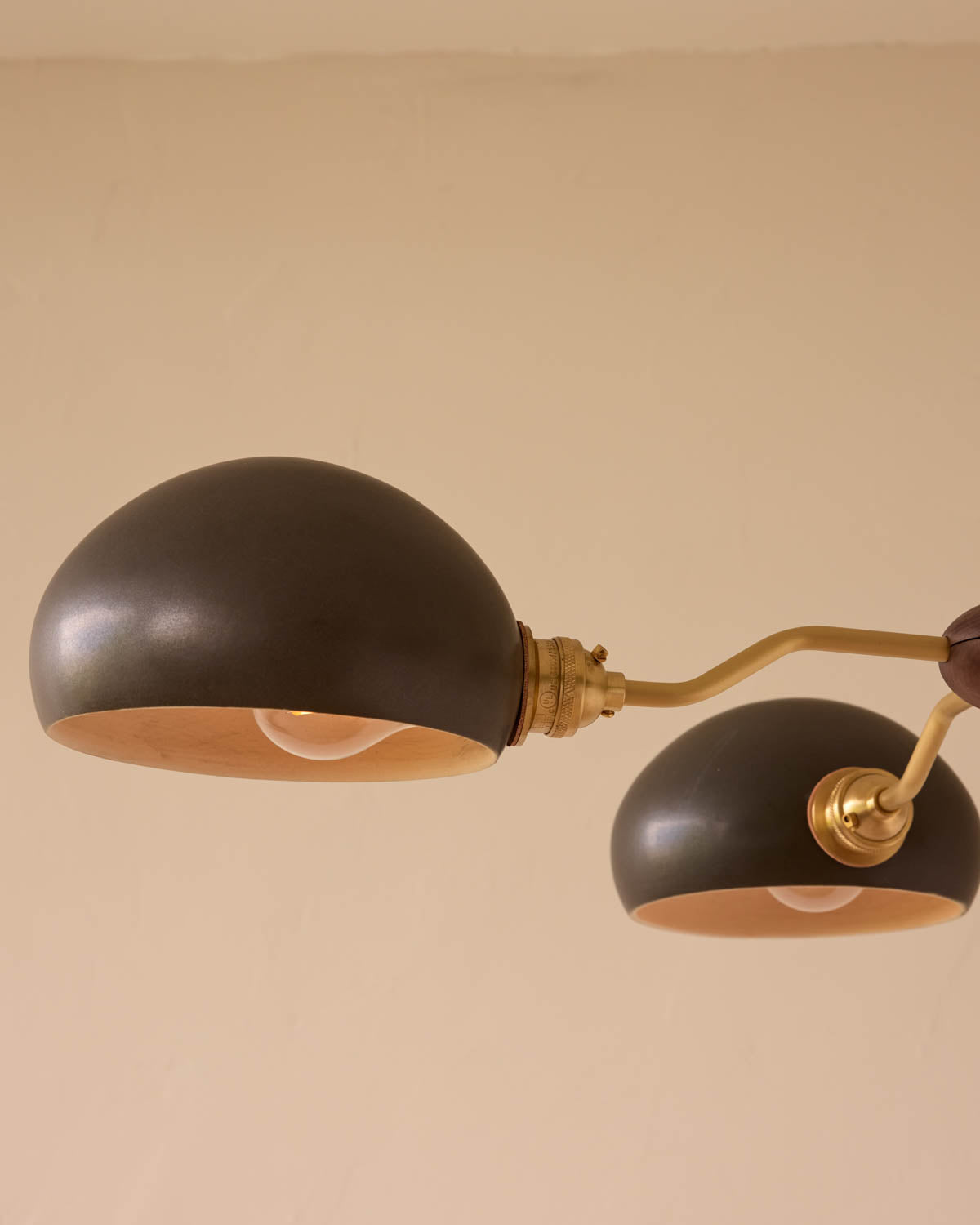 Baker Chandelier - Four Arm - Satin Brass