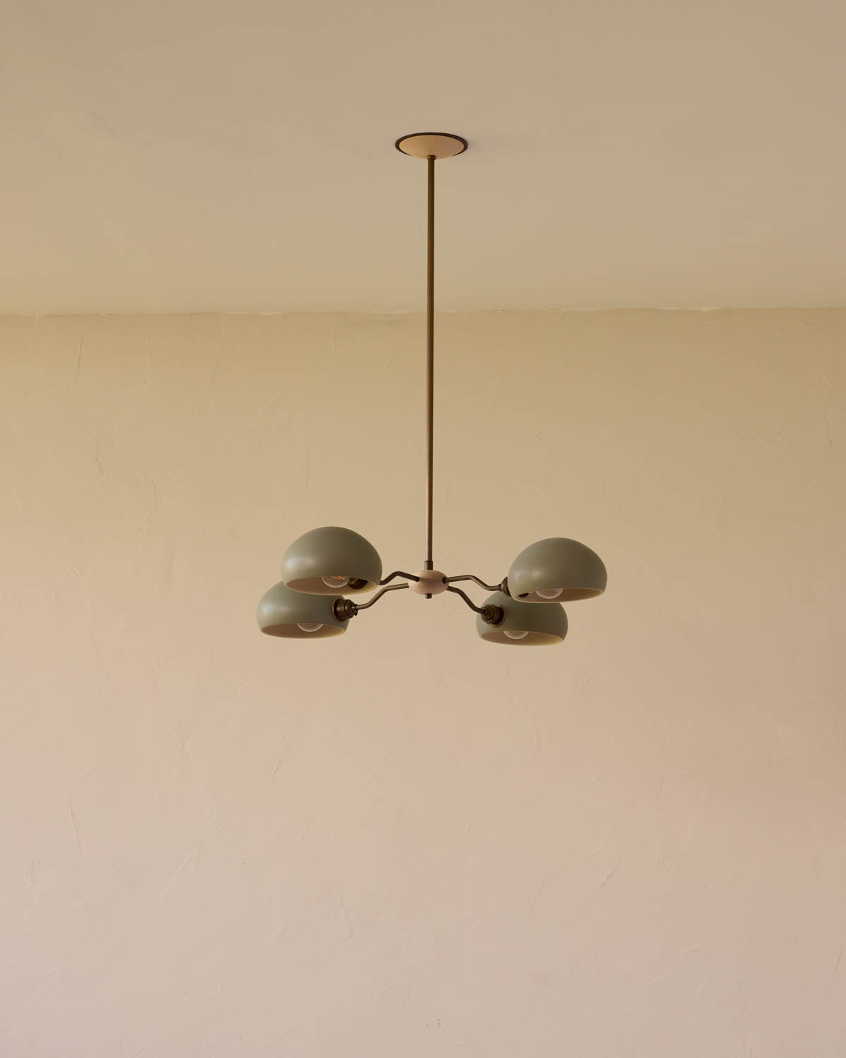 Baker Four Arm Chandelier - Custom Drop